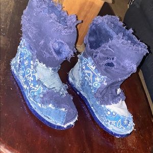 Denim prints 🧶🧵👖🥾🥾